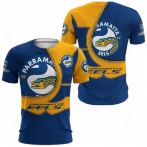 Parramatta Eels T-shirt, All Over Print T-shirt For Sport Fan NRL137072525014-T-shirt