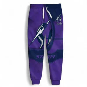 Melbourne Storm Sweatpants, All Over Print Sweatpants For Sport Fan NRL137072525015-Sweatpants