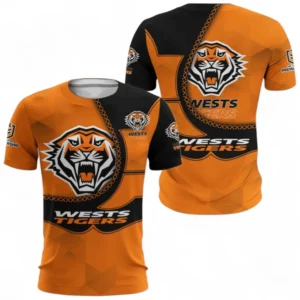 Wests Tigers T-shirt, All Over Print T-shirt For Sport Fan NRL137072525016-T-shirt