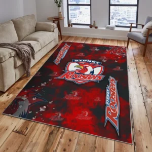 Sydney Roosters Rug, All Over Print Rug For Sport Fan, Custom Name NRL137072525041