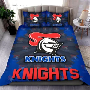 Newcastle Knights Bedding Set, All Over Print Bedding Set For Sport Fan NRL137072625104