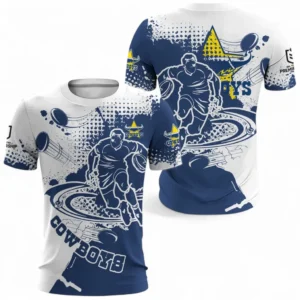 North Queensland Cowboys T-shirt, All Over Print T-shirt For Sport Fan NRL137072625130-T-shirt