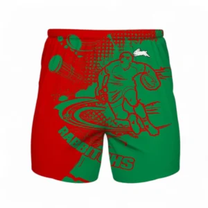 South Sydney Rabbitohs Hawaiian Shorts, All Over Print Hawaiian Shorts For Sport Fan NRL137072625131-Hawaiian Shorts