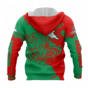 South Sydney Rabbitohs Zipper Hoodie, All Over Print Zipper Hoodie For Sport Fan NRL137072625131-Zipper Hoodie