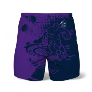 Melbourne Storm Hawaiian Shorts, All Over Print Hawaiian Shorts For Sport Fan NRL137072625133-Hawaiian Shorts