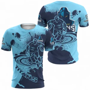 Gold Coast Titans T-shirt, All Over Print T-shirt For Sport Fan NRL137072625136-T-shirt