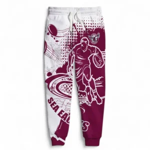 Manly Warringah Sea Eagles Sweatpants, All Over Print Sweatpants For Sport Fan NRL137072625137-Sweatpants