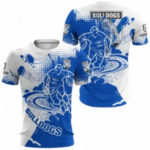 Canterbury Bankstown Bulldogs T-shirt, All Over Print T-shirt For Sport Fan NRL137072625138-T-shirt