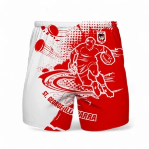 St. George Illawarra Dragons Hawaiian Shorts, All Over Print Hawaiian Shorts For Sport Fan NRL137072625139-Hawaiian Shorts