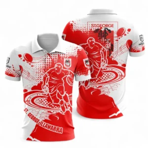 St. George Illawarra Dragons Polo Shirt, All Over Print Polo Shirt For Sport Fan NRL137072625139-Polo Shirt