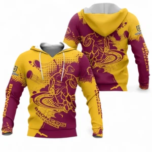 Brisbane Broncos Hoodie, All Over Print Hoodie For Sport Fan NRL137072625143-Hoodie