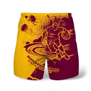 Brisbane Broncos Hawaiian Shorts, All Over Print Hawaiian Shorts For Sport Fan NRL137072625143-Hawaiian Shorts