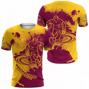Brisbane Broncos T-shirt, All Over Print T-shirt For Sport Fan NRL137072625143-T-shirt