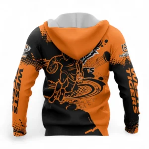Wests Tigers Zipper Hoodie, All Over Print Zipper Hoodie For Sport Fan NRL137072625144-Zipper Hoodie