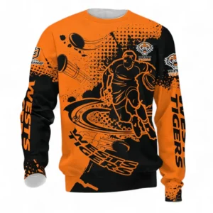 Wests Tigers Sweatshirt, All Over Print Sweatshirt For Sport Fan NRL137072625144-Sweatshirt