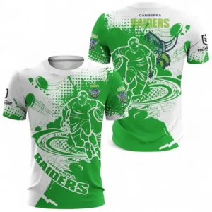 Canberra Raiders T-shirt, All Over Print T-shirt For Sport Fan NRL137072625145-T-shirt