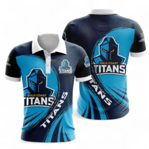 Gold Coast Titans Polo Shirt, All Over Print Polo Shirt For Sport Fan NRL137072625170-Polo Shirt