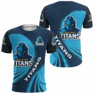 Gold Coast Titans T-shirt, All Over Print T-shirt For Sport Fan NRL137072625170-T-shirt