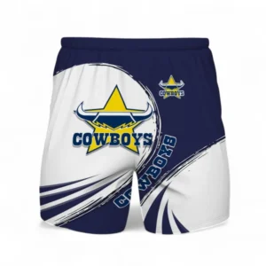 North Queensland Cowboys Hawaiian Shorts, All Over Print Hawaiian Shorts For Sport Fan NRL137072625171-Hawaiian Shorts
