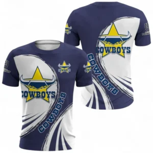 North Queensland Cowboys T-shirt, All Over Print T-shirt For Sport Fan NRL137072625171-T-shirt