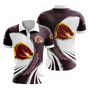 Brisbane Broncos Polo Shirt, All Over Print Polo Shirt For Sport Fan NRL137072625172-Polo Shirt
