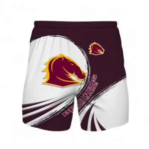 Brisbane Broncos Hawaiian Shorts, All Over Print Hawaiian Shorts For Sport Fan NRL137072625172-Hawaiian Shorts