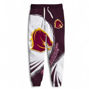 Brisbane Broncos Sweatpants, All Over Print Sweatpants For Sport Fan NRL137072625172-Sweatpants