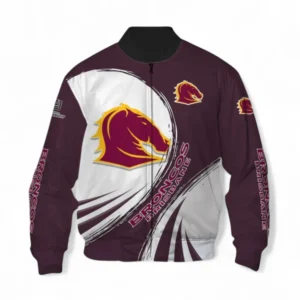 Brisbane Broncos Bomber Jacket, All Over Print Bomber Jacket For Sport Fan NRL137072625172-Bomber Jacket