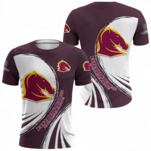 Brisbane Broncos T-shirt, All Over Print T-shirt For Sport Fan NRL137072625172-T-shirt