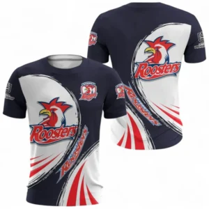 Sydney Roosters T-shirt, All Over Print T-shirt For Sport Fan NRL137072625173-T-shirt