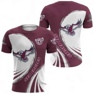 Manly Warringah Sea Eagles T-shirt, All Over Print T-shirt For Sport Fan NRL137072625174-T-shirt