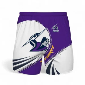 Melbourne Storm Hawaiian Shorts, All Over Print Hawaiian Shorts For Sport Fan NRL137072625177-Hawaiian Shorts