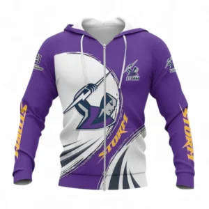 Melbourne Storm Zipper Hoodie, All Over Print Zipper Hoodie For Sport Fan NRL137072625177-Zipper Hoodie