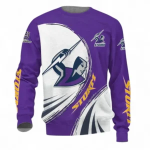 Melbourne Storm Sweatshirt, All Over Print Sweatshirt For Sport Fan NRL137072625177-Sweatshirt