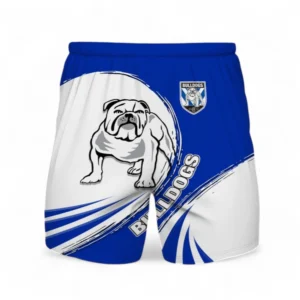 Canterbury Bankstown Bulldogs Hawaiian Shorts, All Over Print Hawaiian Shorts For Sport Fan NRL137072625180-Hawaiian Shorts