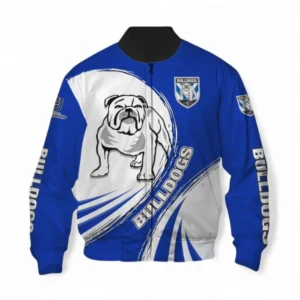 Canterbury Bankstown Bulldogs Bomber Jacket, All Over Print Bomber Jacket For Sport Fan NRL137072625180-Bomber Jacket