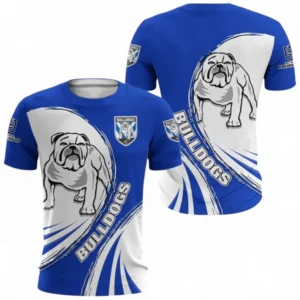 Canterbury Bankstown Bulldogs T-shirt, All Over Print T-shirt For Sport Fan NRL137072625180-T-shirt