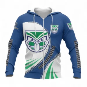 New Zealand Warriors Zipper Hoodie, All Over Print Zipper Hoodie For Sport Fan NRL137072625181-Zipper Hoodie