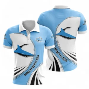 Cronulla Sharks Polo Shirt, All Over Print Polo Shirt For Sport Fan NRL137072625183-Polo Shirt