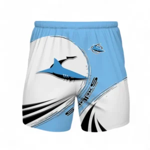 Cronulla Sharks Hawaiian Shorts, All Over Print Hawaiian Shorts For Sport Fan NRL137072625183-Hawaiian Shorts