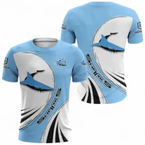 Cronulla Sharks T-shirt, All Over Print T-shirt For Sport Fan NRL137072625183-T-shirt