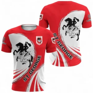 St. George Illawarra Dragons T-shirt, All Over Print T-shirt For Sport Fan NRL137072625185-T-shirt