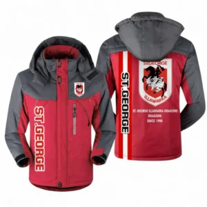 St. George Illawarra Dragons Outdoor Charging Suit, All Over Print Outdoor Charging Suit For Sport Fan NRL146072425335-Red