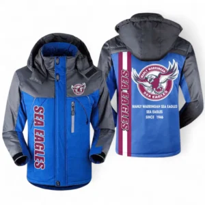 Manly Warringah Sea Eagles Outdoor Charging Suit, All Over Print Outdoor Charging Suit For Sport Fan NRL146072425338-Blue