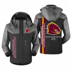 Brisbane Broncos Outdoor Charging Suit, All Over Print Outdoor Charging Suit For Sport Fan NRL146072425344-Black