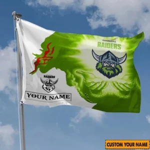 Canberra Raiders Flag, All Over Print Flag NRL169071425345