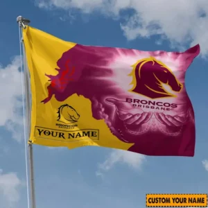 Brisbane Broncos Flag, All Over Print Flag NRL169071425348
