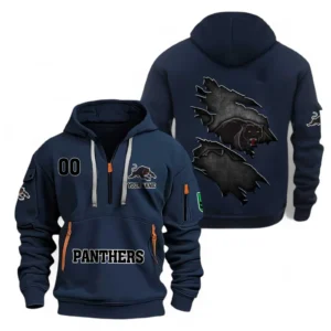 Penrith Panthers Fans Gift Hoodie Half Zipper, All Over Print Hoodie Half Zipper For Sport Fan, Custom Name NRL170071525347-Navy