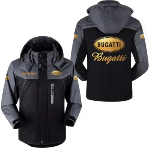 Car Fans Gift Outdoor Charging Suit, Hooded Fleece Long Jacket Exclusive Logo For Car Enthusiants, Custom Name HFLJ0112312024 - Black