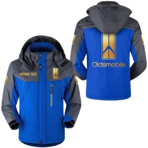 Car Fans Gift Outdoor Charging Suit, Hooded Fleece Long Jacket Exclusive Logo For Car Enthusiants, Custom Name HFLJ0112312107 - Blue